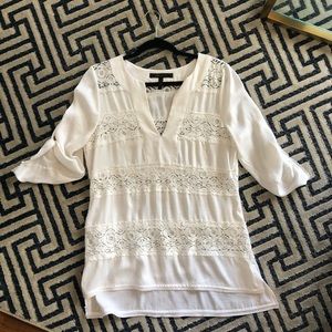 White lace BCBG Tunic (m)